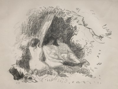 Alaston naiset tekijältä Camille Pissarro