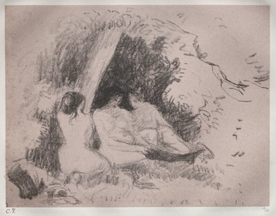 Alaston naiset tekijältä Camille Pissarro