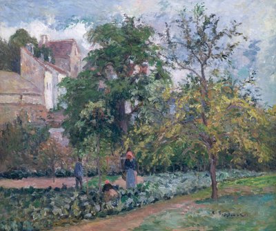Hedelmätarha Maubissonissa, Pontoisessa tekijältä Camille Jacob Pissarro