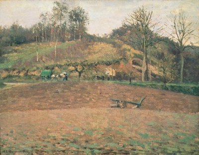Ploughland tekijältä Camille Jacob Pissarro