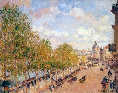 Quai Malaquais, Sunny Afternoon, 1903. tekijältä Camille Pissarro