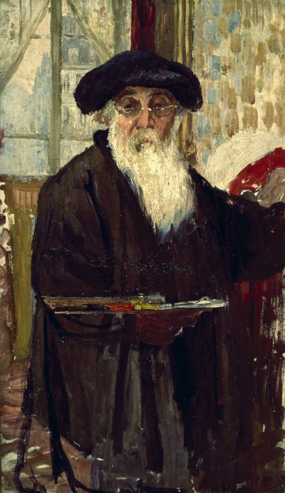 Omakuva, n. 1898 (öljy kankaalle) tekijältä Camille Jacob Pissarro