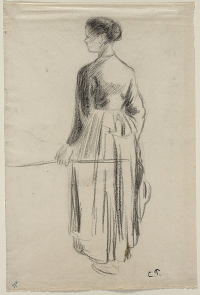 Lehmänhoitaja, Eragny tekijältä Camille Pissarro