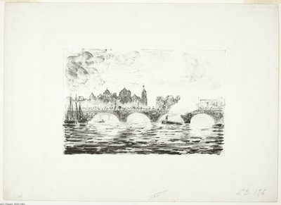 Parlamenttitalo, Lontoo tekijältä Camille Pissarro