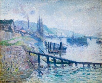 A colina de Santa Catarina em Rouenfinnish tekijältä Camille Pissarro
