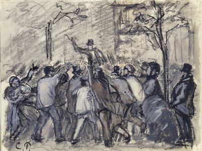 Kaupunkien kapina Pariisissa tekijältä Camille Jacob Pissarro