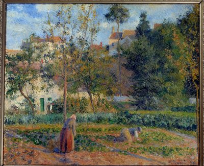 Eremitaasin kasvimaa, Pontoisen maalaus Camille Pissarro (1830-1903) 1879 Su. 0,55x0,65 m Pariisi, musee d