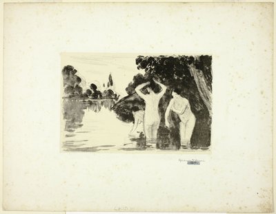 Naisten uiminen: päivä tekijältä Camille Pissarro