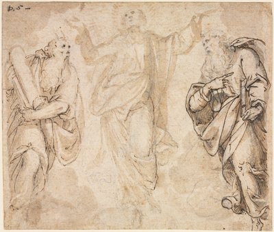 The Transfiguration recto, c. 1590. tekijältä Camillo Procaccini