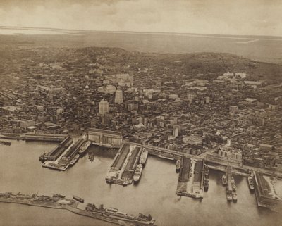 Montrealin yleisnäkymä pohjoiseen (s/w-kuva) tekijältä Canadian Photographer