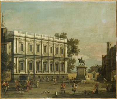 A Capriccio of Buildings in Whitehall, n. 1754 tekijältä Giovanni Antonio Canal