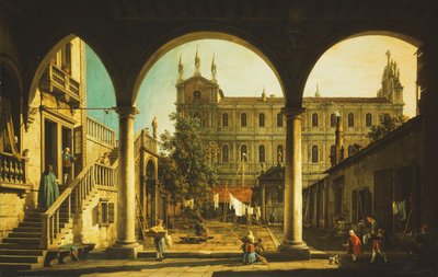 Venetsian Scuola di San Marcon capriccio, Palazzo Grifalconi-Loredanista, tekijältä Giovanni Antonio Canal