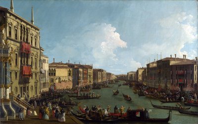 Regatta Grand Canalilla tekijältä Canaletto