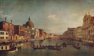 Näkymä Venetsian Canal Grandelle, c1740, c1915 tekijältä Giovanni Antonio Canal