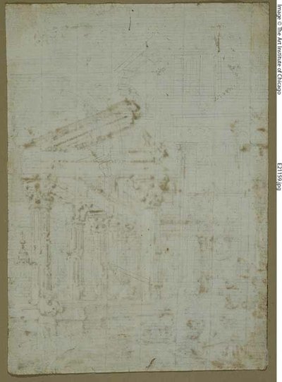 Arkkitehtoniset luonnokset tekijältä Canaletto