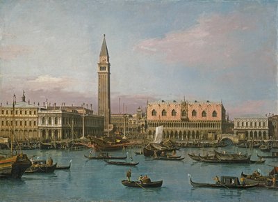 Piazzetta ja Bacino di San Marco tekijältä Canaletto