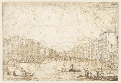 Grand Canal Venetsiassa tekijältä Canaletto
