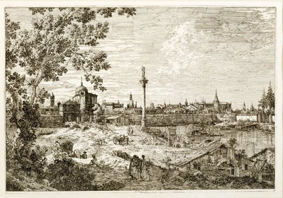 Kuvitteellinen näkymä Padovaan tekijältä Canaletto