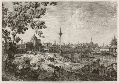 Kuvitteellinen näkymä Padovasta tekijältä Canaletto