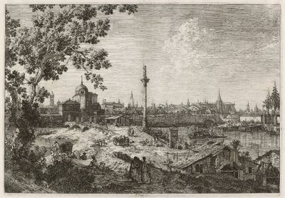 Imaginary View of Padova, n. 17351746. tekijältä Canaletto