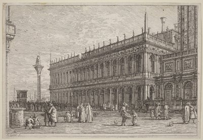 Kirjasto. V. tekijältä Canaletto
