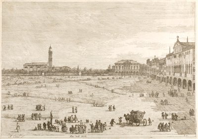 Prà della Valle, sarjasta "Näkymiä" tekijältä Canaletto