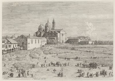 S. Giustina in pra della Vale tekijältä Canaletto