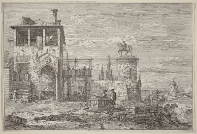 Ratsastajapatsas tekijältä Canaletto