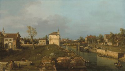 Porta Portello, Padova, n. 17411742. tekijältä Canaletto