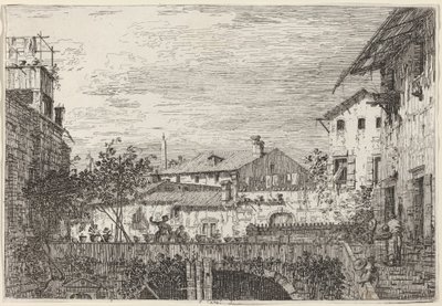 Terassi, c. 17351746. tekijältä Canaletto