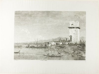Malgheran torni, Vedutesta tekijältä Canaletto