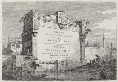 Nimikilpi, c. 17351746. tekijältä Canaletto
