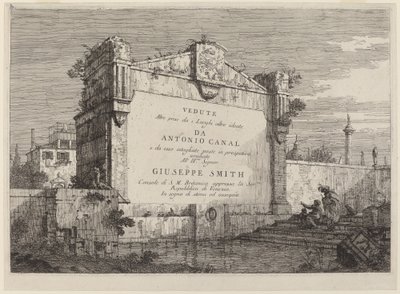 Nimikilpi, c. 17351746. tekijältä Canaletto