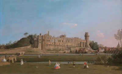 Warwickin linna tekijältä Canaletto