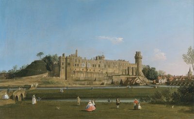 Warwickin linna tekijältä Canaletto