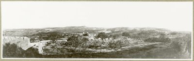 Betlehem: näkymä etelään ja Herodium kaukaa, 1917 tekijältä Capt. Arthur Rhodes
