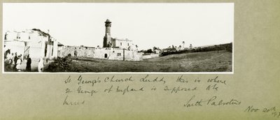 Pyhän Yrjön kirkko, Ludd, 2. joulukuuta 1917 tekijältä Capt. Arthur Rhodes
