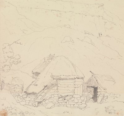 Sandrockissa, Isle of Wightissa, 13. elokuuta 1829 tekijältä Capt. Thomas Hastings