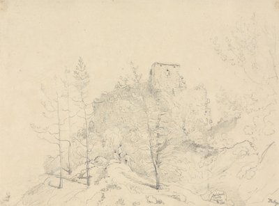 Carisbrooken linna, 9. toukokuuta 1826 tekijältä Capt. Thomas Hastings