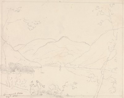 Crummock Water, elokuu 1835 tekijältä Capt. Thomas Hastings