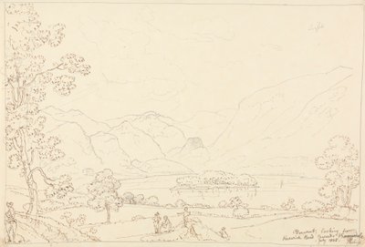Derwent Katsellaan Borrowdaleen, heinäkuu 1835 tekijältä Capt. Thomas Hastings