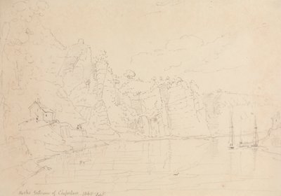 Chepstowin sisäänkäynti, syyskuu 1845 tekijältä Capt. Thomas Hastings