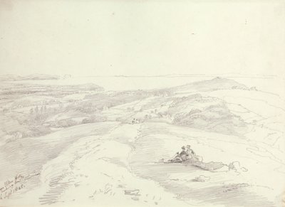 Elton Hillsistä Clevedoniin päin, 6. syyskuuta 1845 tekijältä Capt. Thomas Hastings
