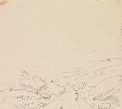 Maanvyörymä, Isle of Wight, 13. elokuuta 1829 tekijältä Capt. Thomas Hastings