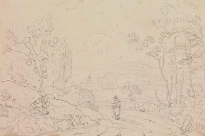 Lähellä Newportia, Isle of Wight, helmikuussa 1826 tekijältä Capt. Thomas Hastings