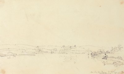 Medinassa lähellä Cowesia, Isle of Wightin saarella tekijältä Capt. Thomas Hastings
