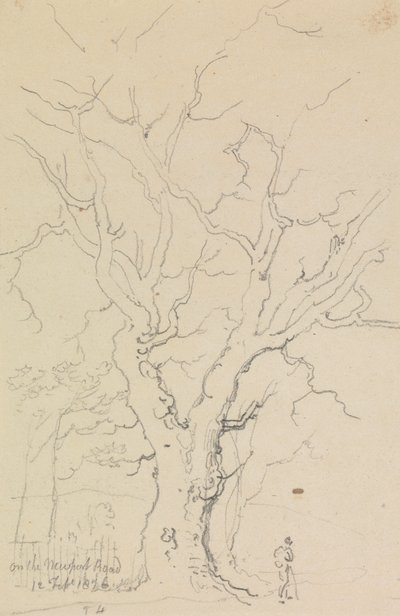 Newport Roadilla, 12. helmikuuta 1826 tekijältä Capt. Thomas Hastings