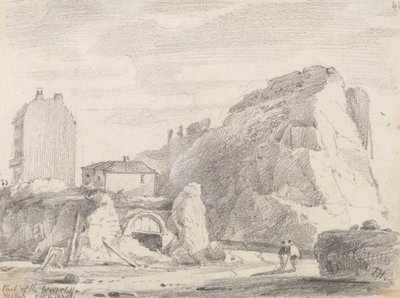 Osa West Cliffiä, Hastings, 8. lokakuuta 1820 tekijältä Capt. Thomas Hastings