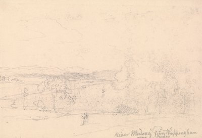 Medina-joki Whippinghamista lähellä East Cowesia tekijältä Capt. Thomas Hastings
