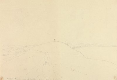 Shalcombe lähellä neuloja, katsoen itään tekijältä Capt. Thomas Hastings